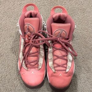 Jordan 6 Rings Women's Sneakers in Pink and White